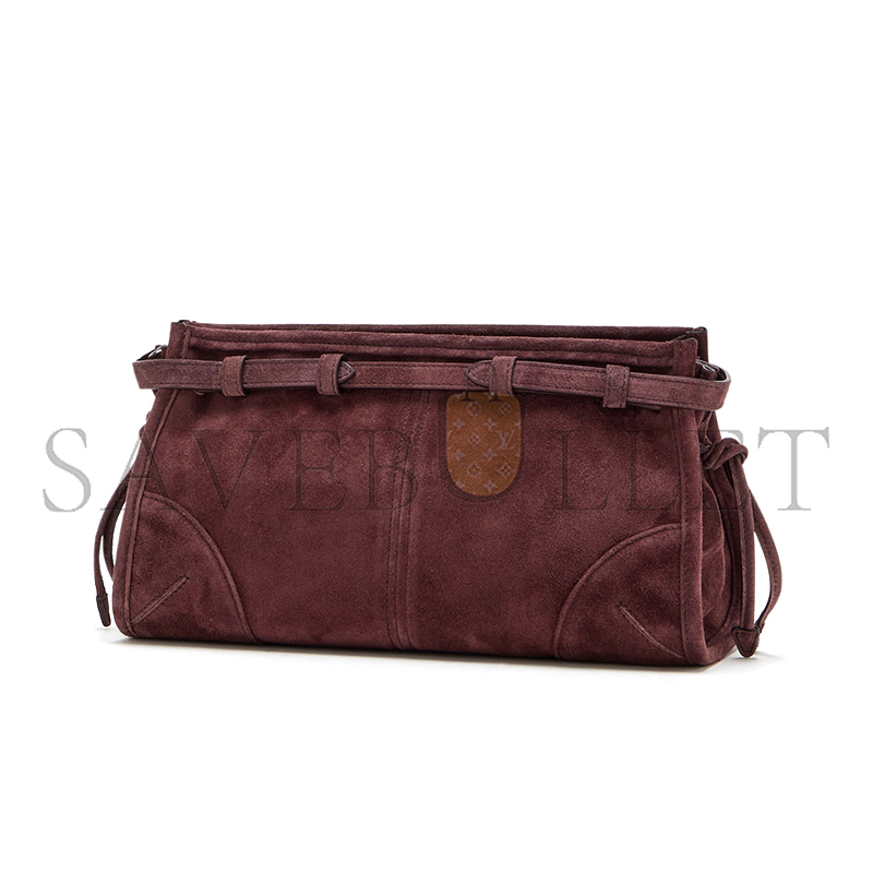 PRADA BONNIE SMALL LEATHER SHOULDER BAG 1BH215 (26*14*12cm)